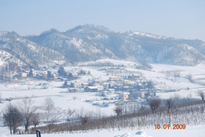 Piaggio sotto la neve