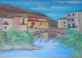 Torrente tra le case Torrente tra le case