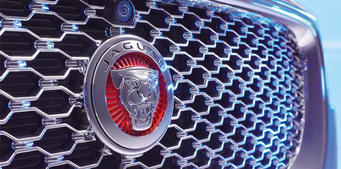 Griglia e logo Jaguar Griglia e logo Jaguar